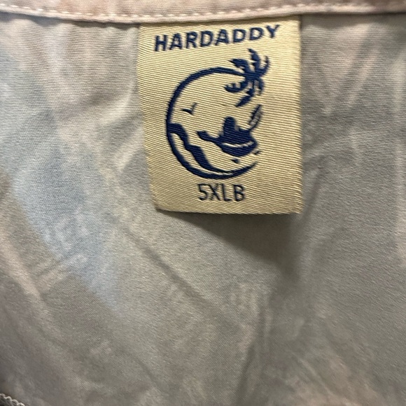 Hardaddy Hawaiian Tropical Print Shirt size 5XLB - Picture 4 of 9
